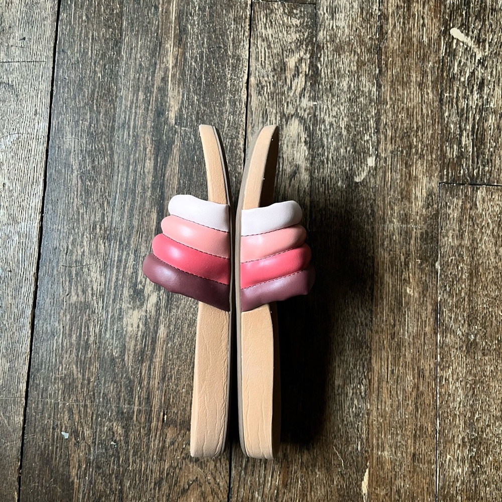 Shade & Shore Women's Sandals - Pink and Brown - Picture 2 of 5